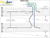 SEA-316 252" Hydraulic Hose for Triple Tube Front
