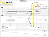 SEA-313 96" Hydraulic Crossover Hose